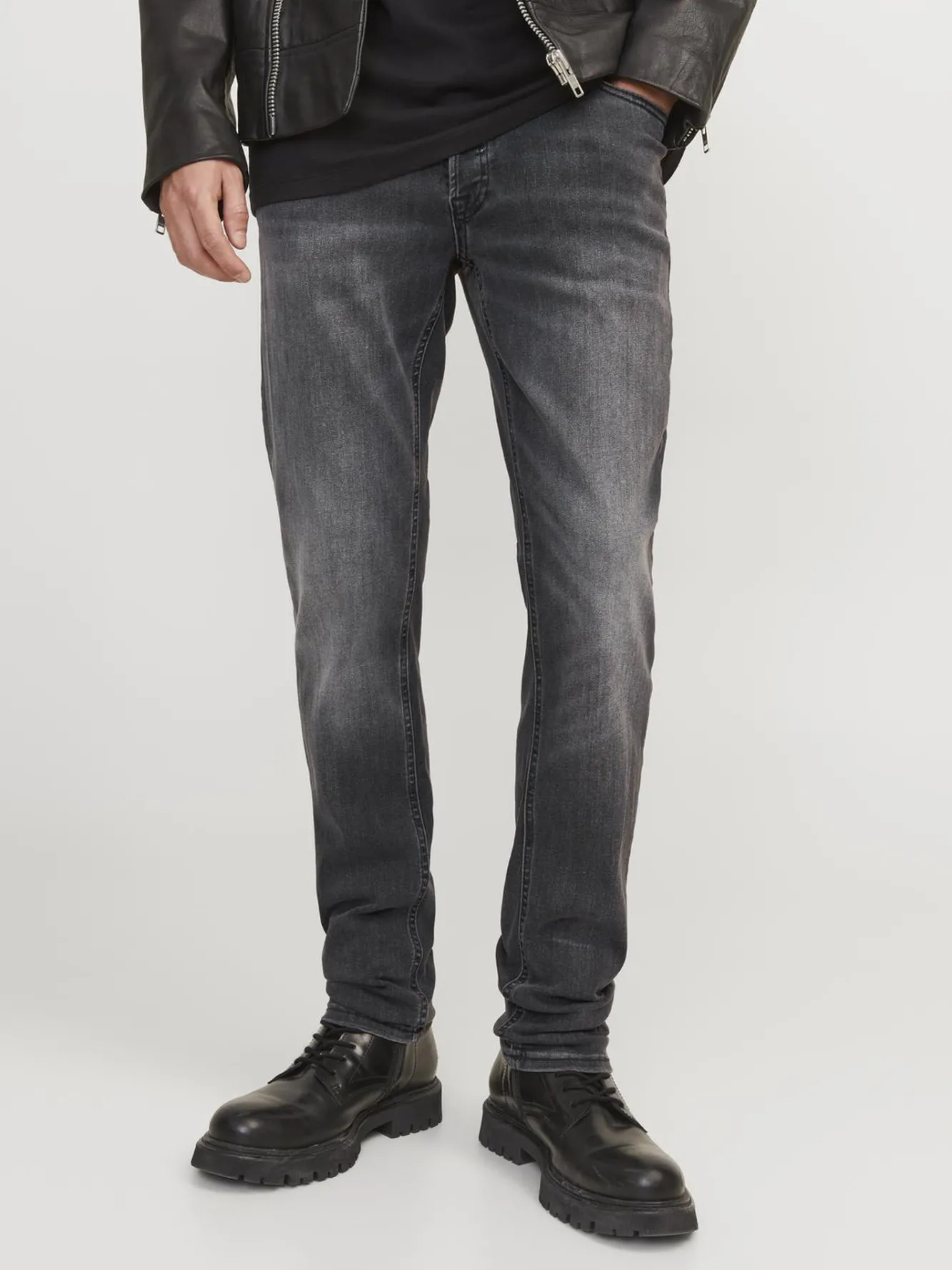 Jack & Jones Jeans Slim Fit Tapered Negro