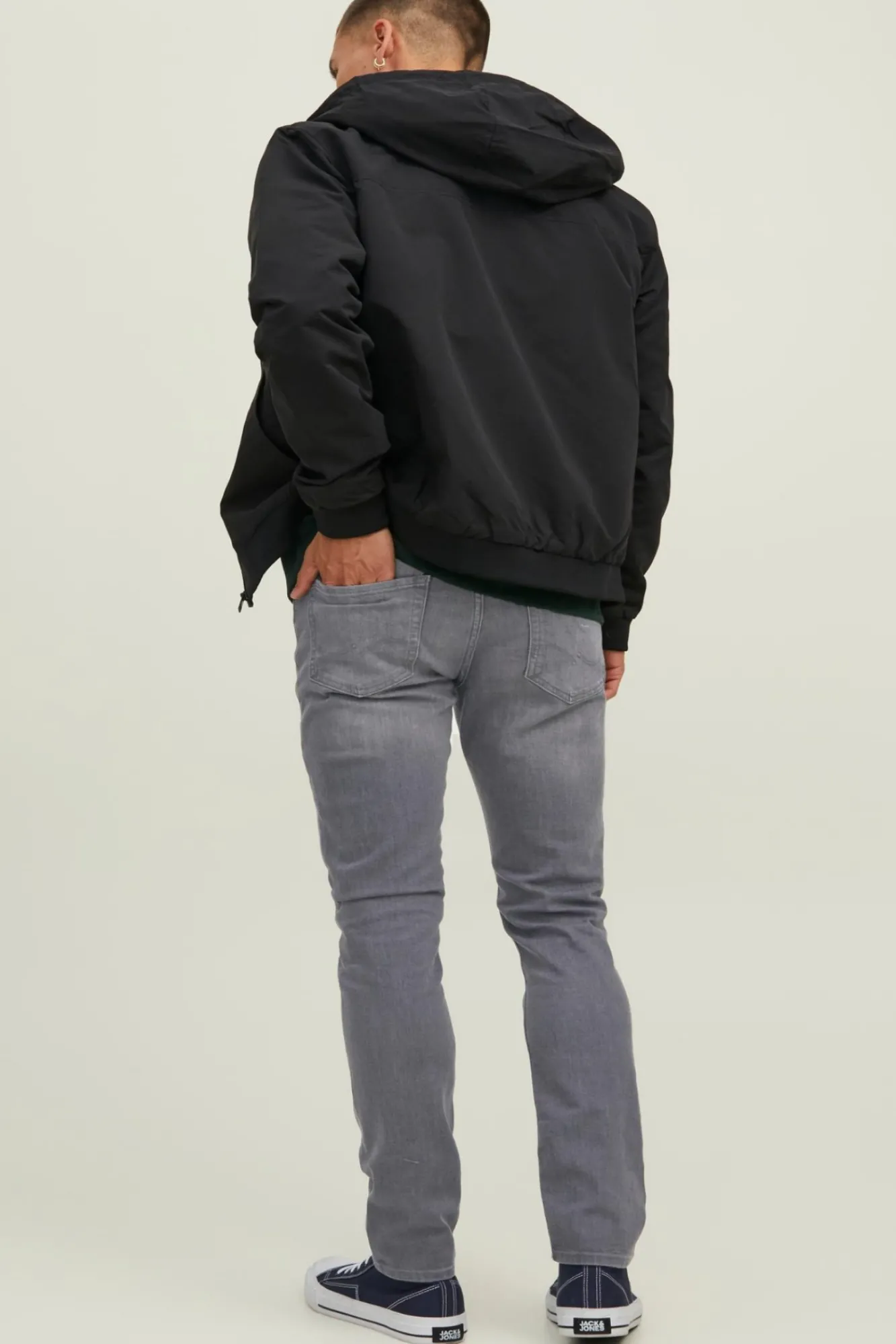 Jack & Jones Jeans Slim Glenn Gris Medio Discount
