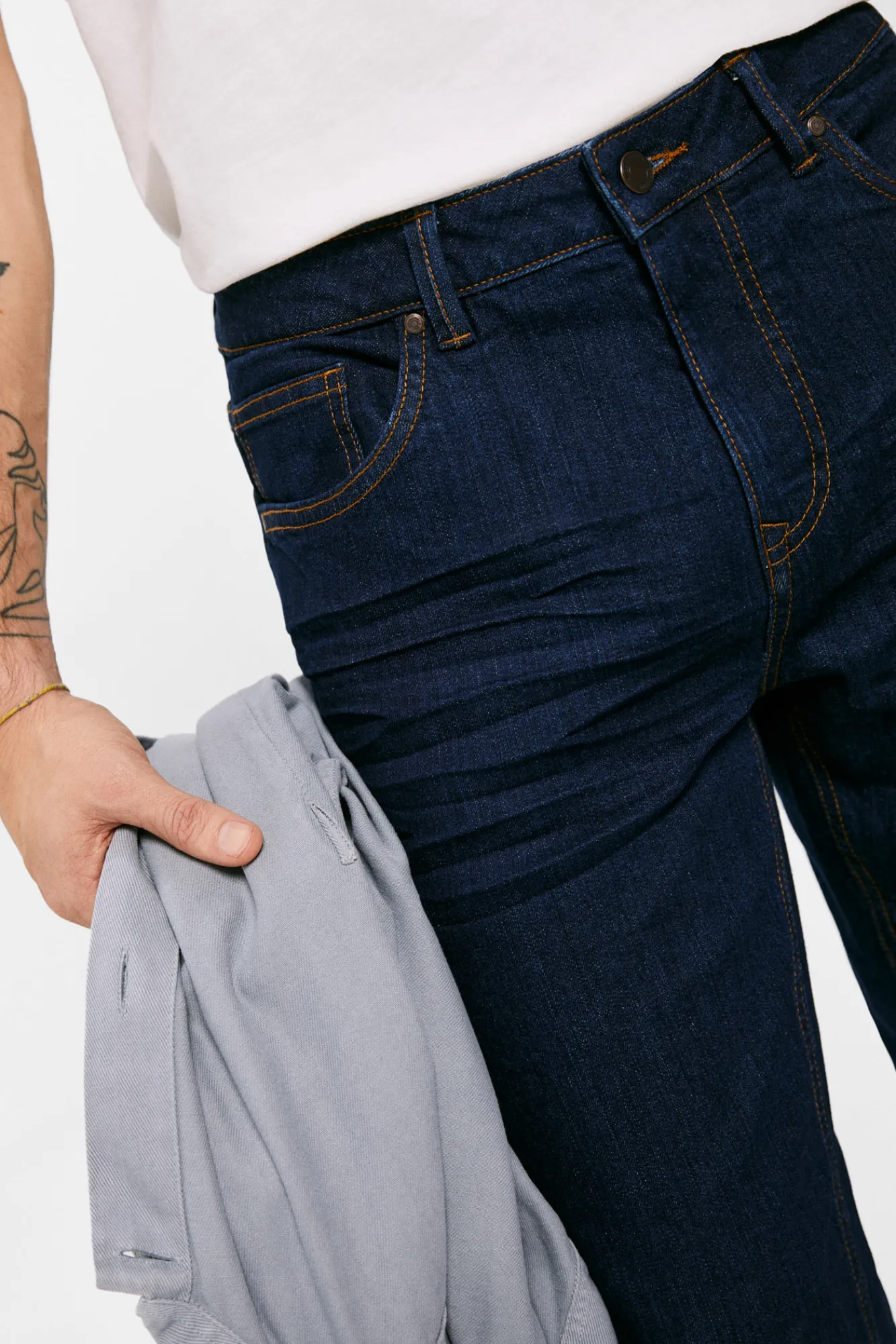 * Jeans Slim Ligero Lavado Navy Discount