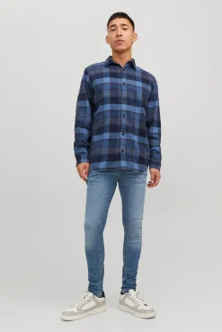 Jack & Jones Jeans Super Skinny Fit Azul Medio Sale