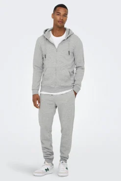 Only & Sons Jogger Con Cordones Gris Claro Hot