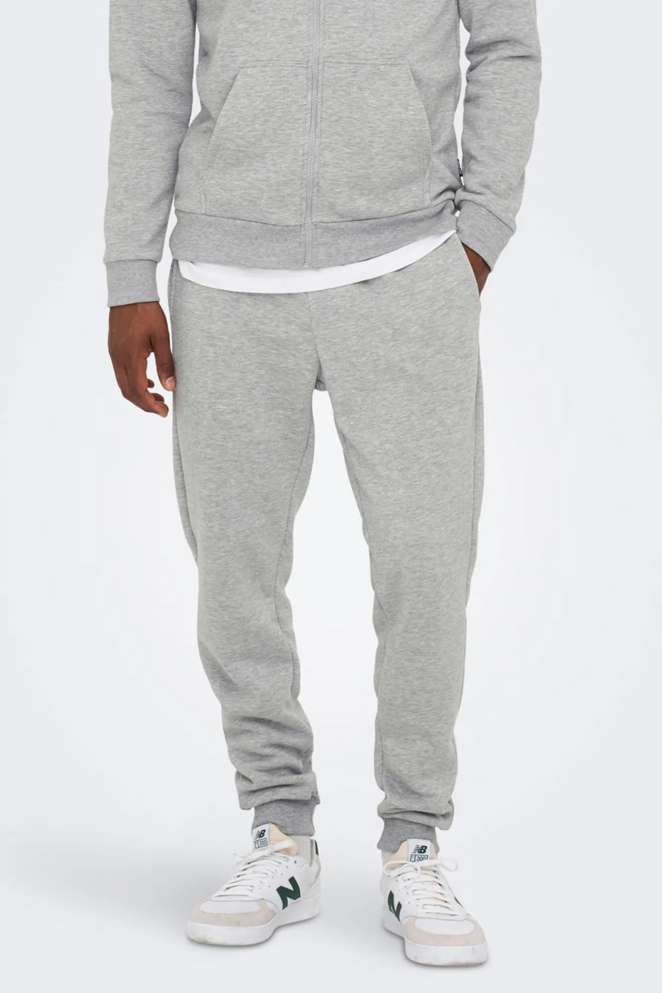 Only & Sons Jogger Con Cordones Gris Claro Hot
