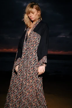 Slowlove Kaftan Estampado Estampado Azul Discount