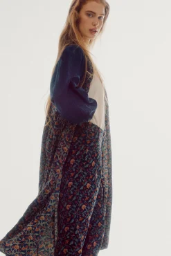 Slowlove Kaftan Estampado Estampado Azul Discount