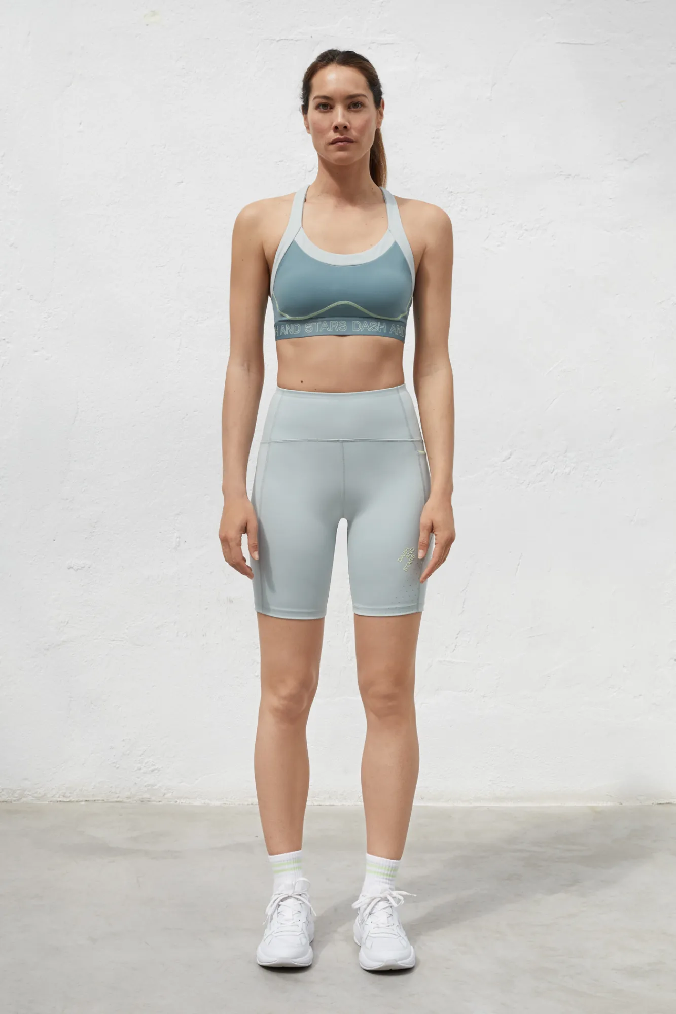 Dash and Stars Legging Ciclista 4D Stretch Verde Online