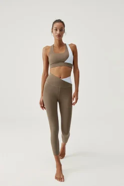 Born Living Yoga Legging Cleo Fossil/White Nude Sale