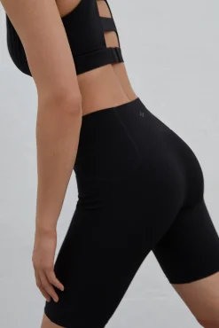 Dash and Stars Legging Corto Microfibra Power Sculpt Negro Outlet