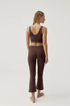 Born Living Yoga Legging Jin Flare Cacao Marron Sale