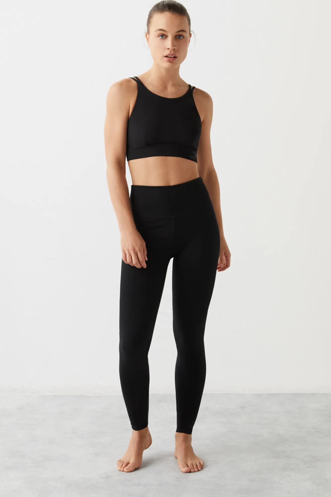 Dash and Stars Legging Largo Collagen Feel Negro Sale