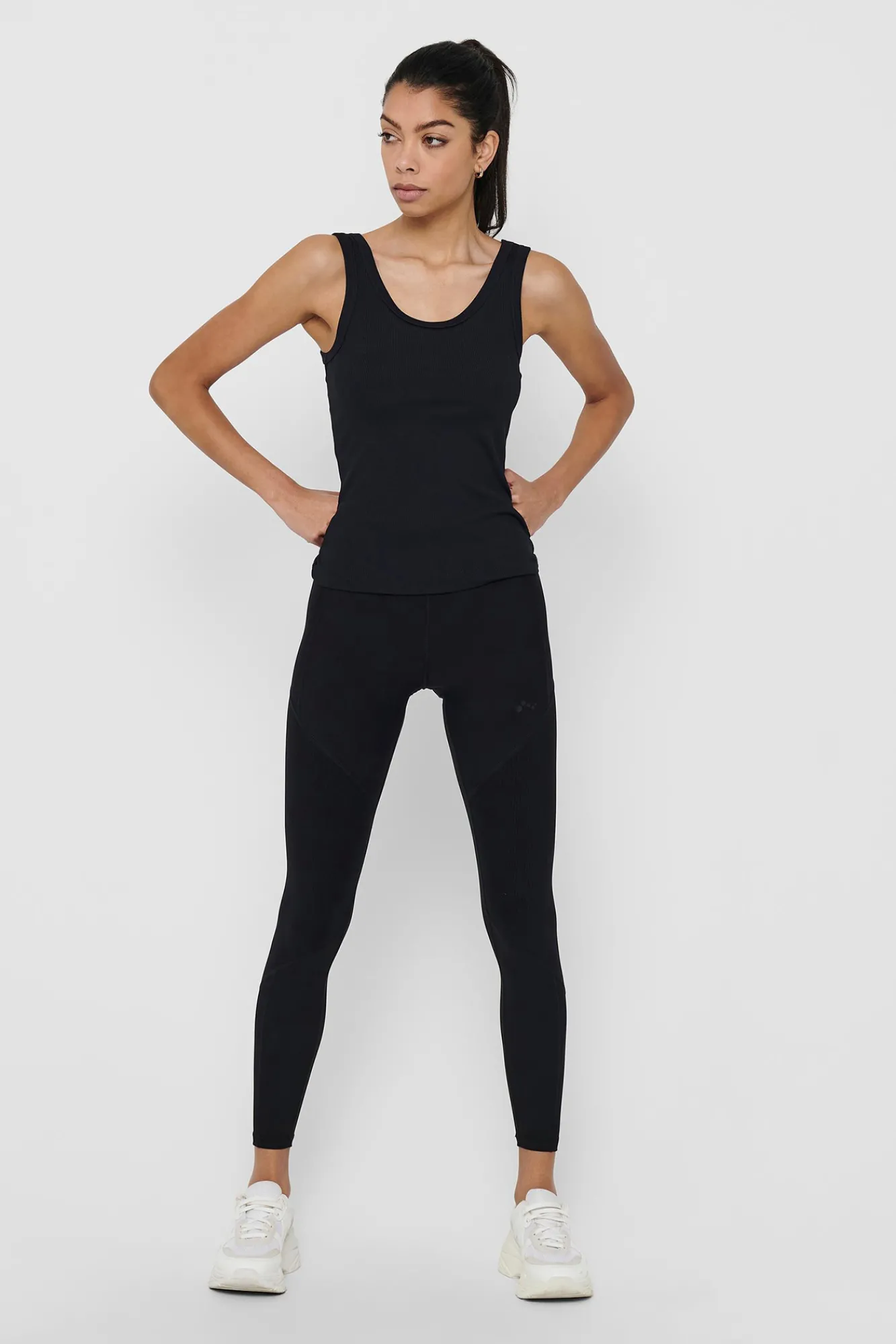 Only Play Legging Largo Elastico Negro New