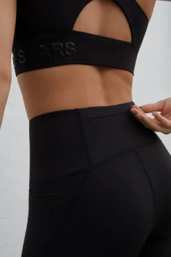 Dash and Stars Legging Microfibra 4D Stretch Negro Hot