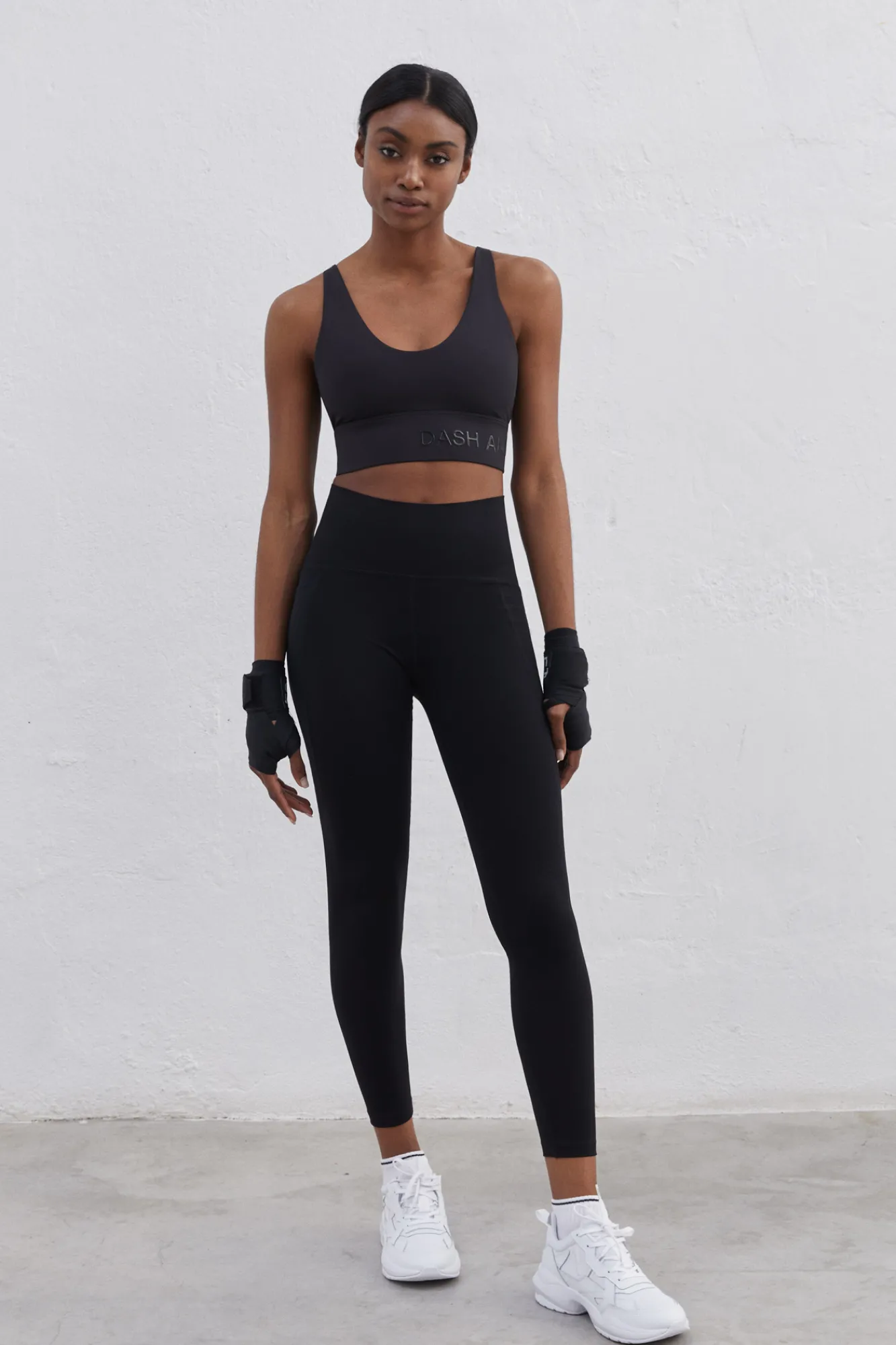 Dash and Stars Legging Microfibra Power Sculpt Negro