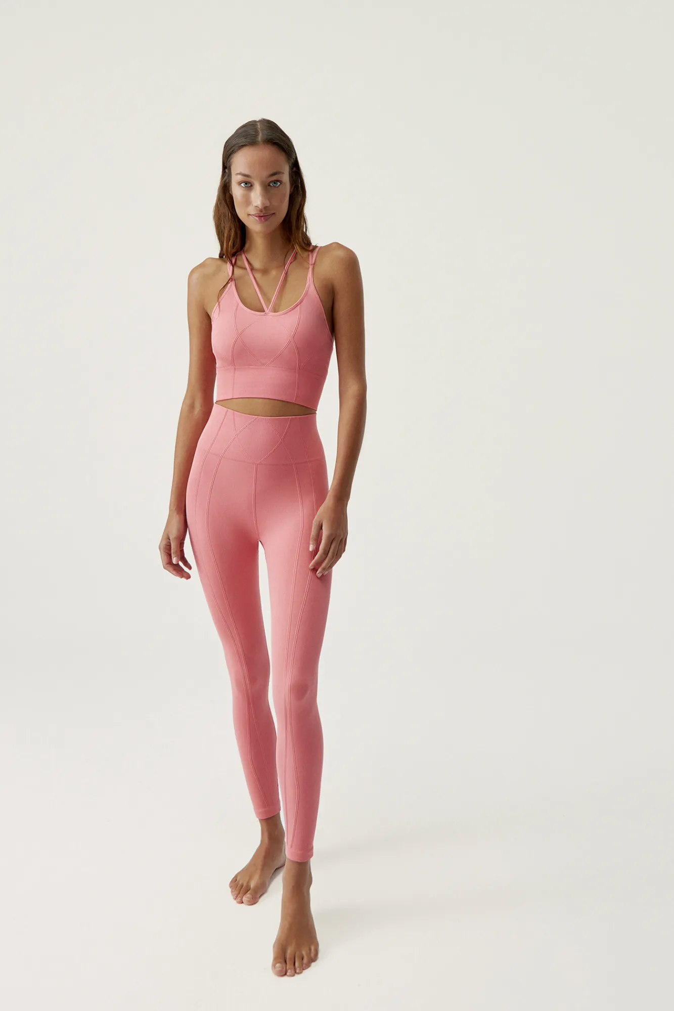 Born Living Yoga Legging Selene Pink Peach Rosa