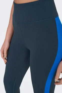 Only Play Legging Stretch Color Block Azul Outlet