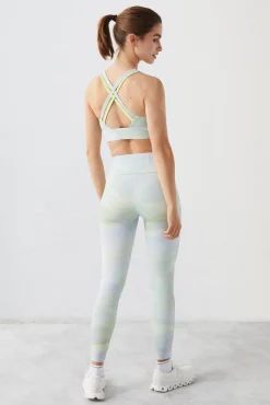 Dash and Stars Leggings Azul 4D Stretch Estampado Online