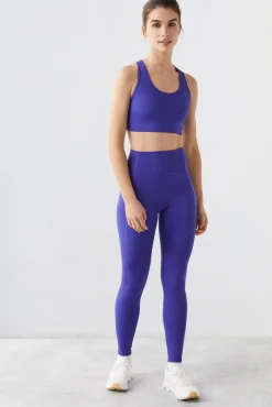 Dash and Stars Leggings Azul Violeta 4D Stretch Rosa Hot