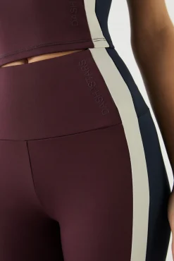 Dash and Stars Leggings Crop Block 4D Stretch Rosa Sale
