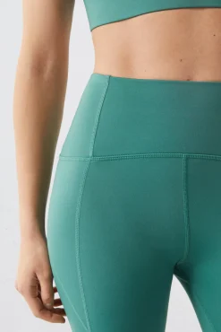 Dash and Stars Leggings Crop 4D Stretch Verde Best