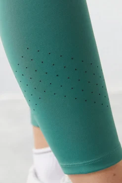 Dash and Stars Leggings Crop 4D Stretch Verde Best