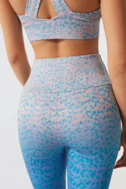 Dash and Stars Leggings Estampado Manchas 4D Stretch Rosa Outlet