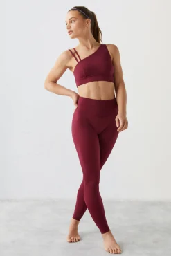 Dash and Stars Leggings Granate Collagen Feel Rojo Sale