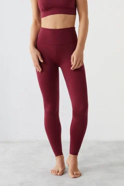 Dash and Stars Leggings Granate Collagen Feel Rojo Sale