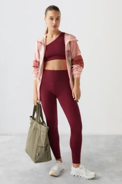 Dash and Stars Leggings Granate Collagen Feel Rojo Sale