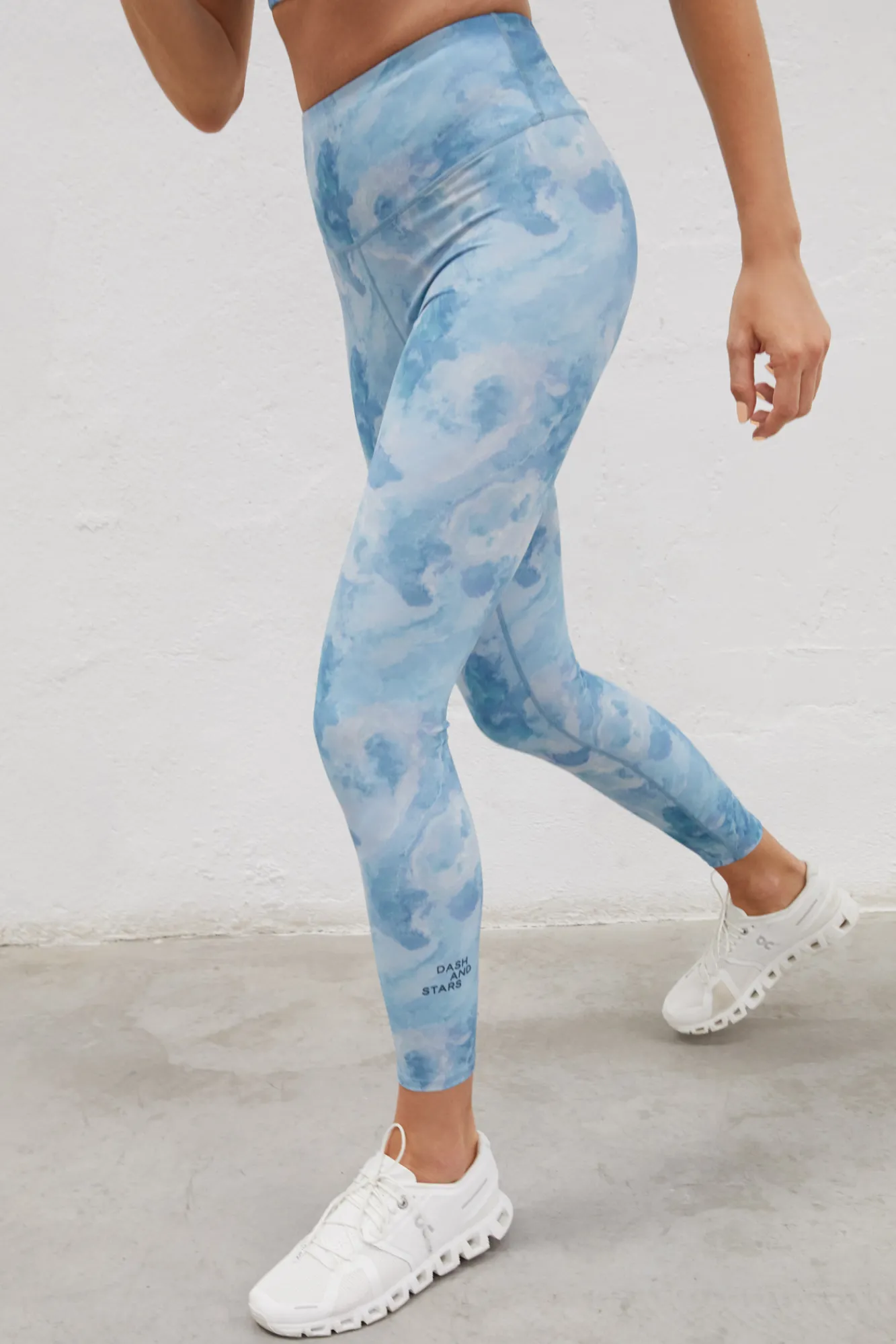 Dash and Stars Leggings Largos 4D Stretch Estampado Hot