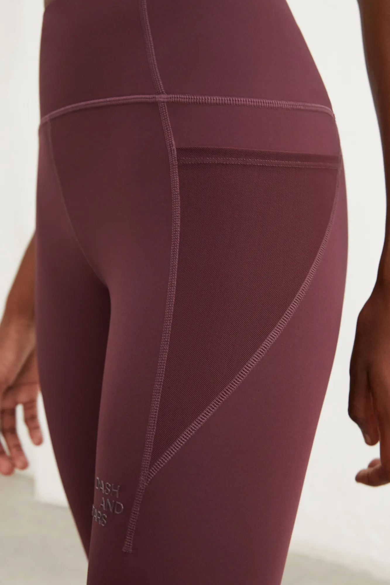Dash and Stars Leggings Largos Morado 4D Stretch Rosa Sale