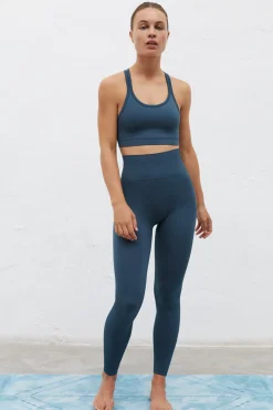 Dash and Stars Leggings Largos Verde Seamless Comfort Azul Outlet