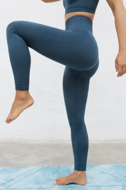 Dash and Stars Leggings Largos Verde Seamless Comfort Azul Outlet