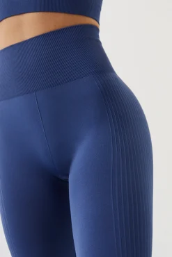Dash and Stars Leggings Oscuro Seamless Comfort Azul Hot