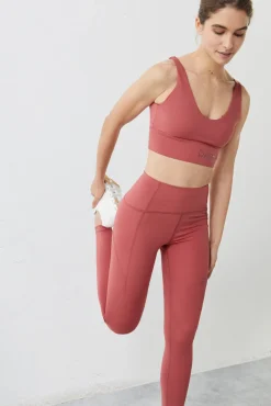 Dash and Stars Leggings Rosa 4D Stretch Rojo Sale
