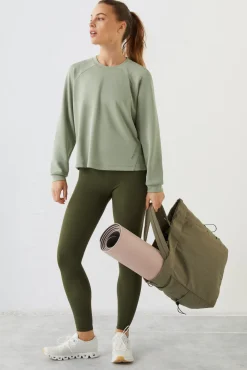 Dash and Stars Leggings Verde Collagen Feel Beige Online