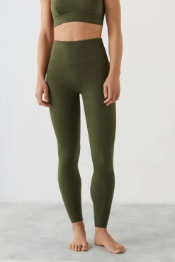 Dash and Stars Leggings Verde Collagen Feel Beige Online