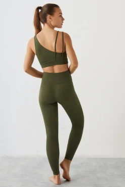 Dash and Stars Leggings Verde Collagen Feel Beige Online