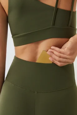 Dash and Stars Leggings Verde Collagen Feel Beige Online
