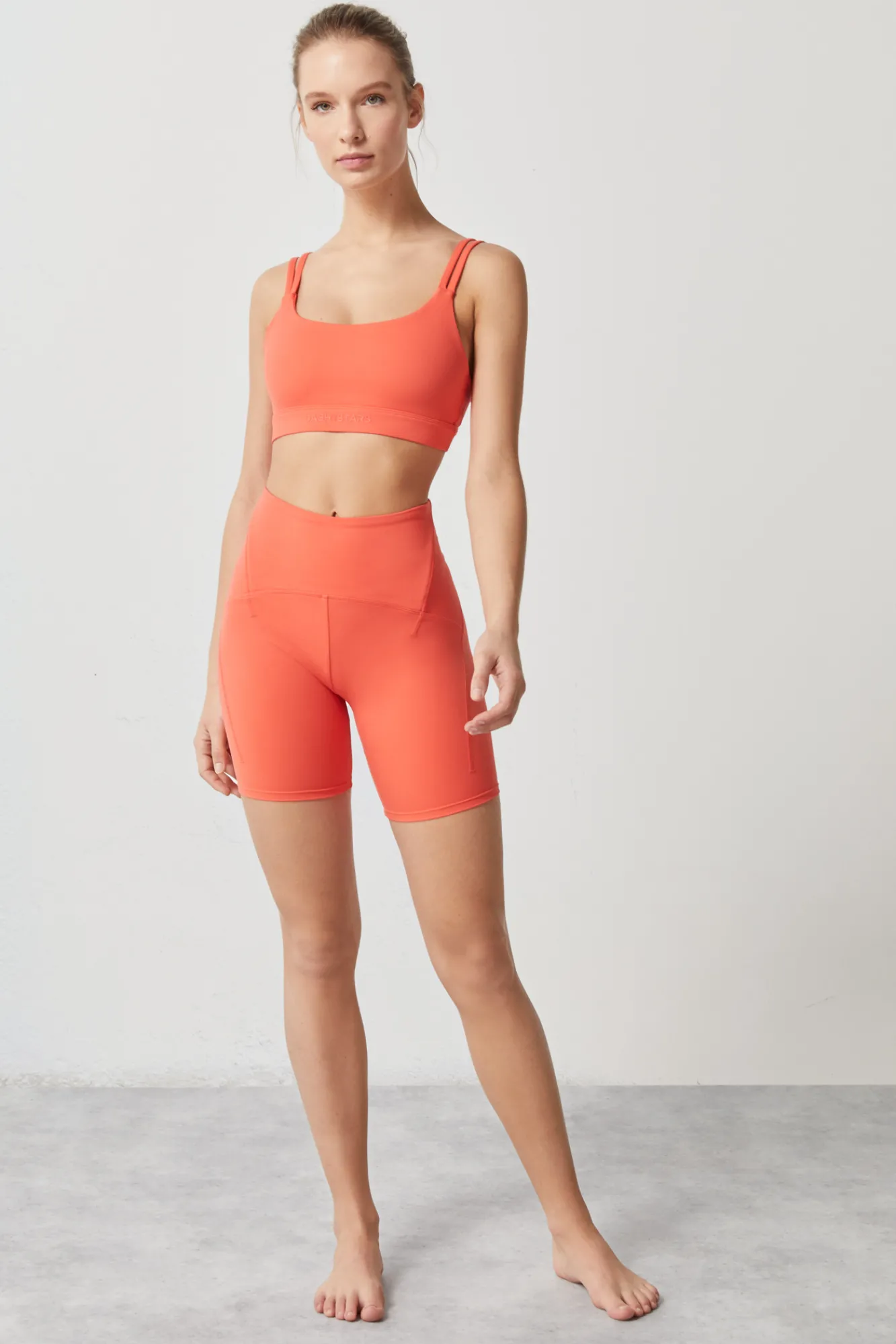 Dash and Stars Mallas Ciclista Coral Soft Move Rojo Online