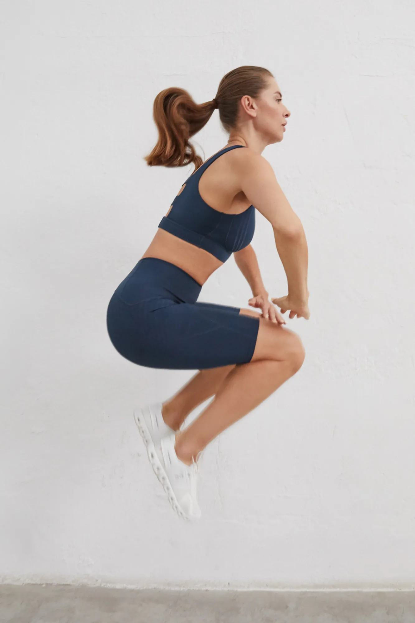 Dash and Stars Mallas Ciclista Marino Power Sculpt Azul Best