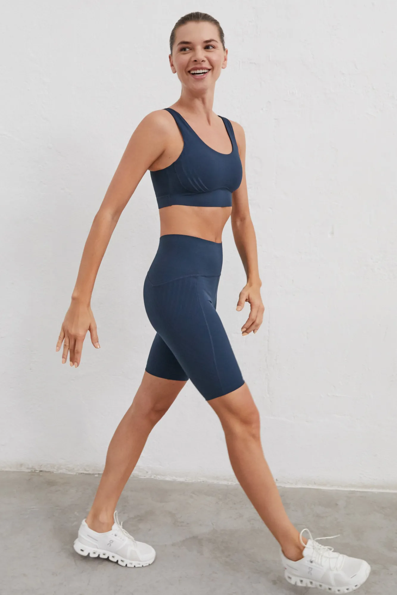 Dash and Stars Mallas Ciclista Marino Power Sculpt Azul Best