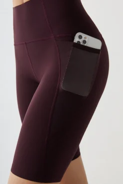 Dash and Stars Mallas Ciclista Morado Power Sculpt Rosa