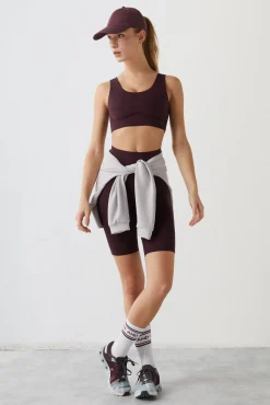 Dash and Stars Mallas Ciclista Morado Power Sculpt Rosa