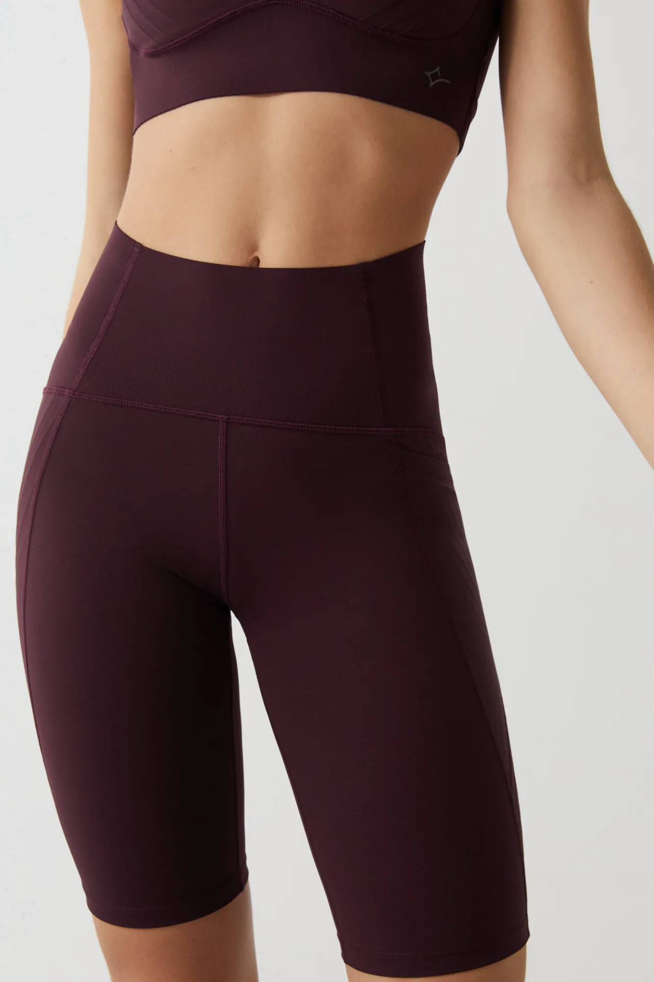 Dash and Stars Mallas Ciclista Morado Power Sculpt Rosa