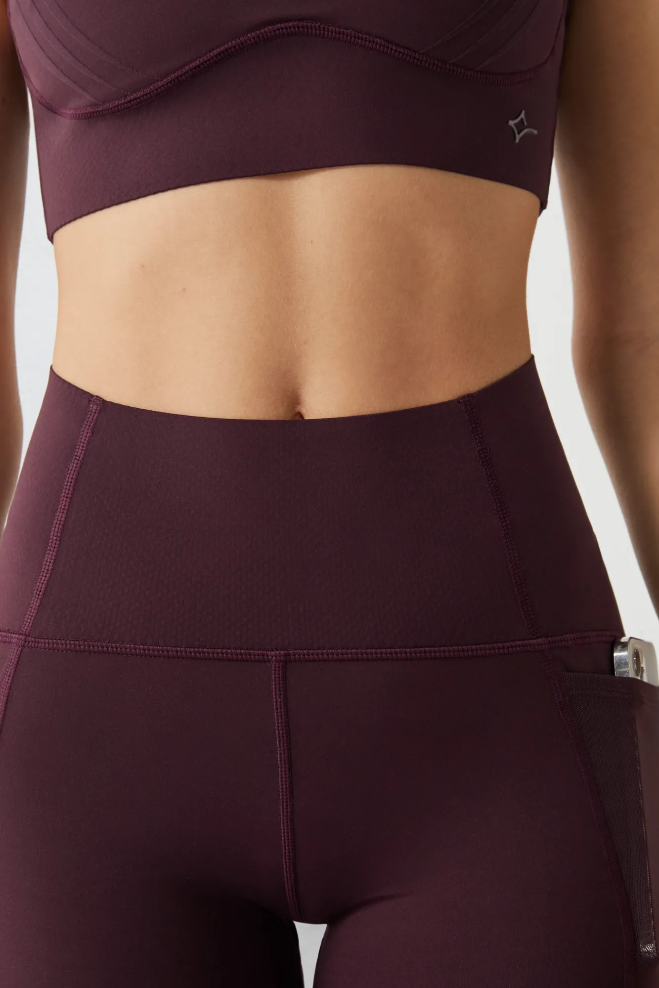 Dash and Stars Mallas Ciclista Morado Power Sculpt Rosa