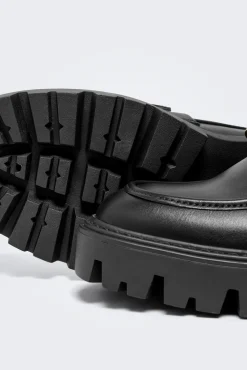 Only Mocasin Chunky Hebilla Motalizada Negro Clearance