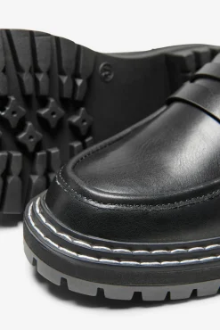 Only Mocasines Plataforma Polipiel Negro Clearance