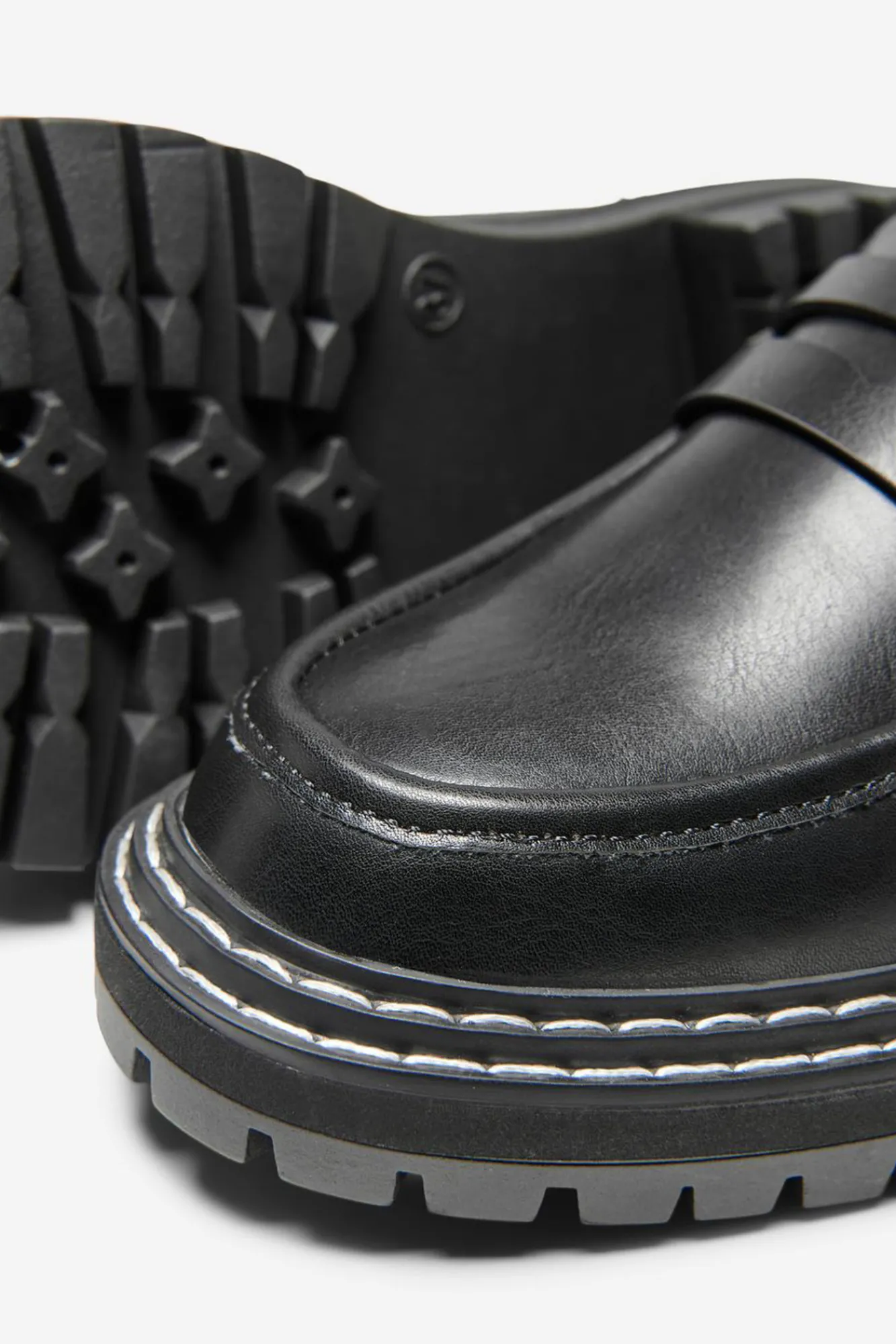 Only Mocasines Plataforma Polipiel Negro Clearance