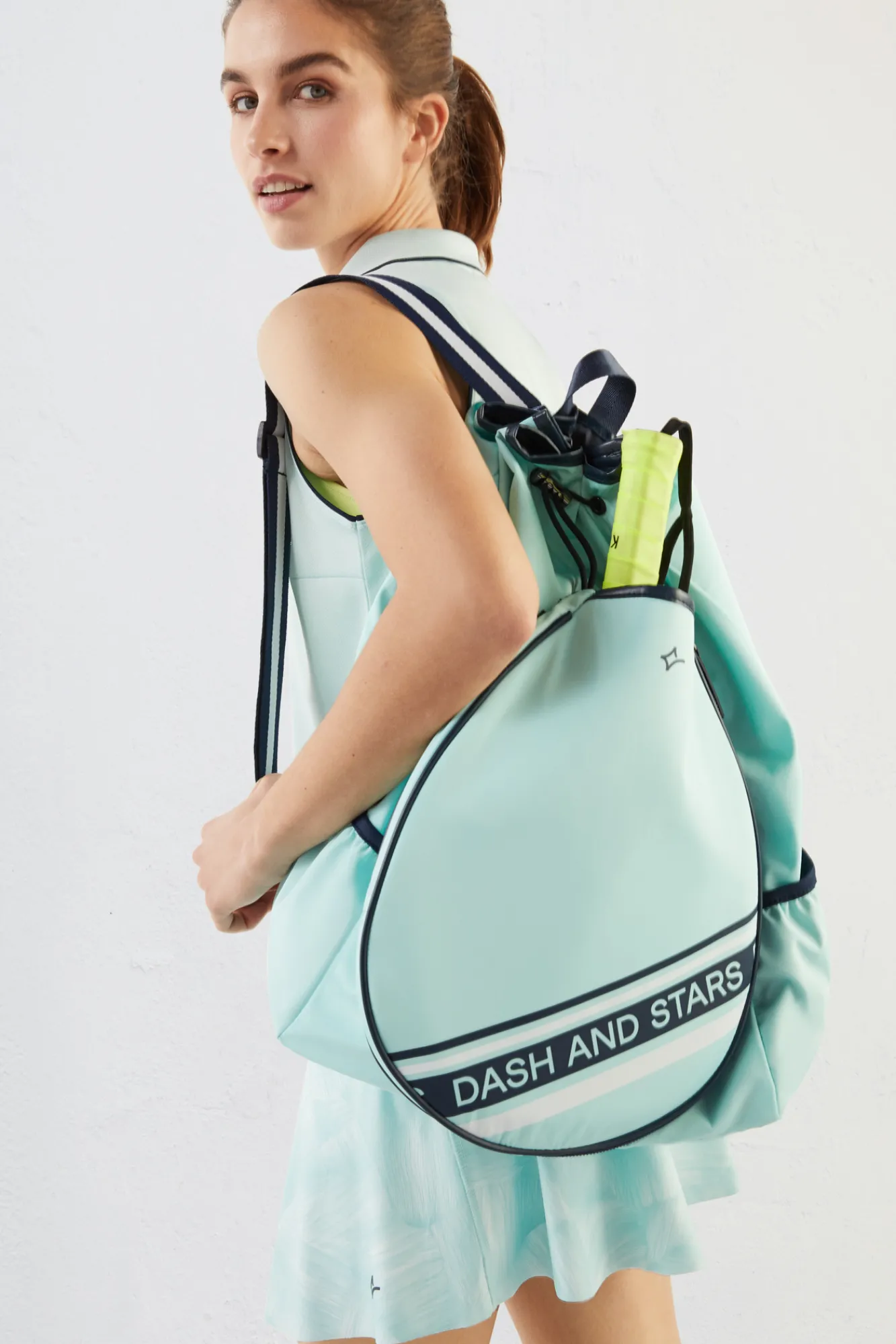 Dash and Stars Mochila Paletero Padel Azul Verde Hot