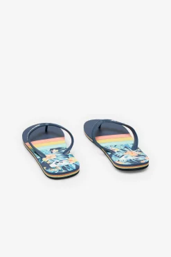 Quiksilver Molokai Art - Chanclas Para Hombre Azul Medio Best