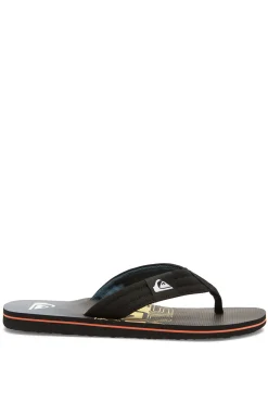 Quiksilver Molokai Layback - Sandalias Para Hombre Negro Clearance